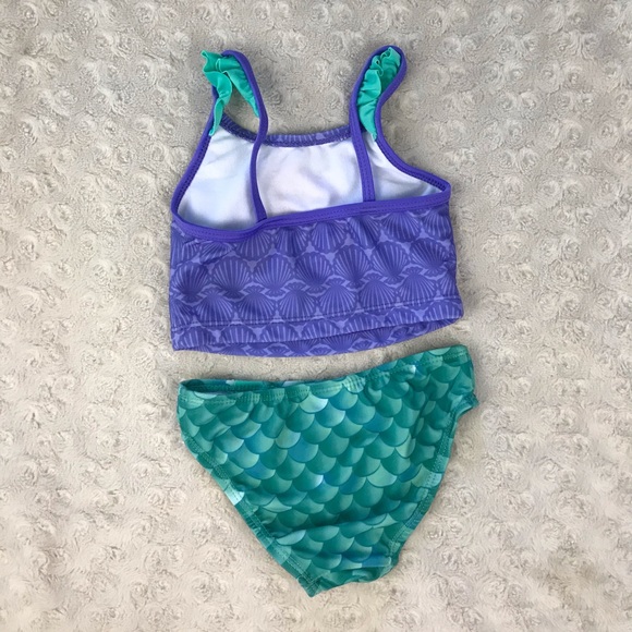Disney Princess Ariel The Little Mermaid Swimsuit - Picture 3 of 4